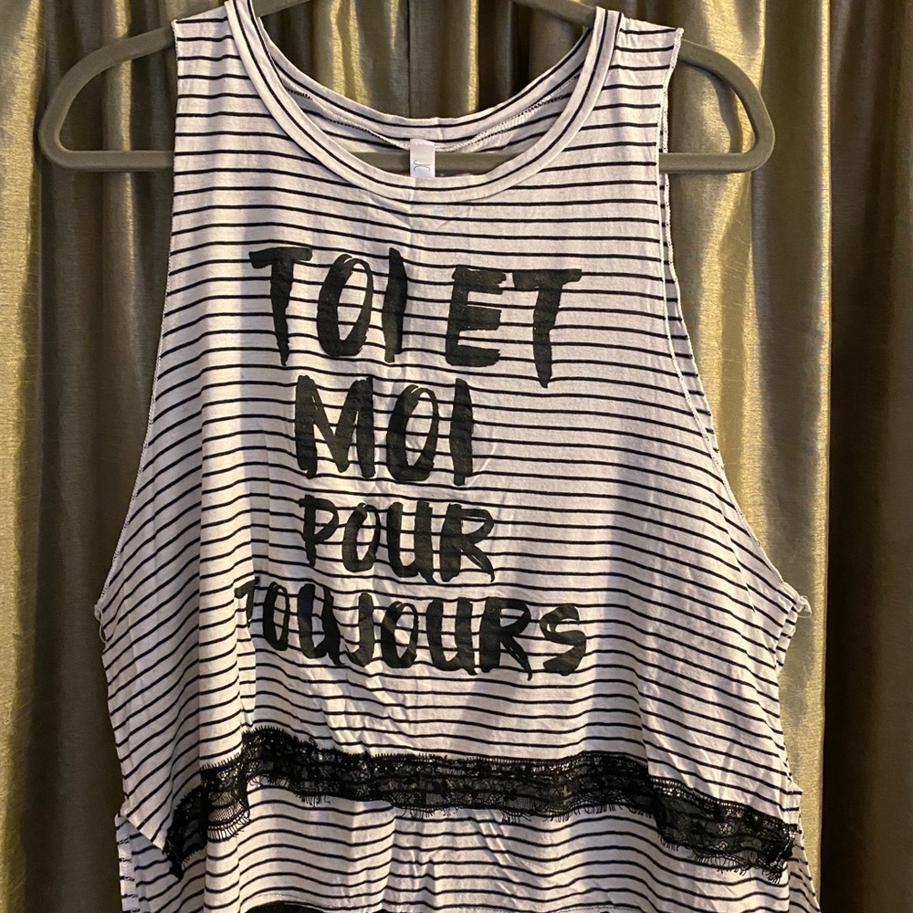 Striped tank top